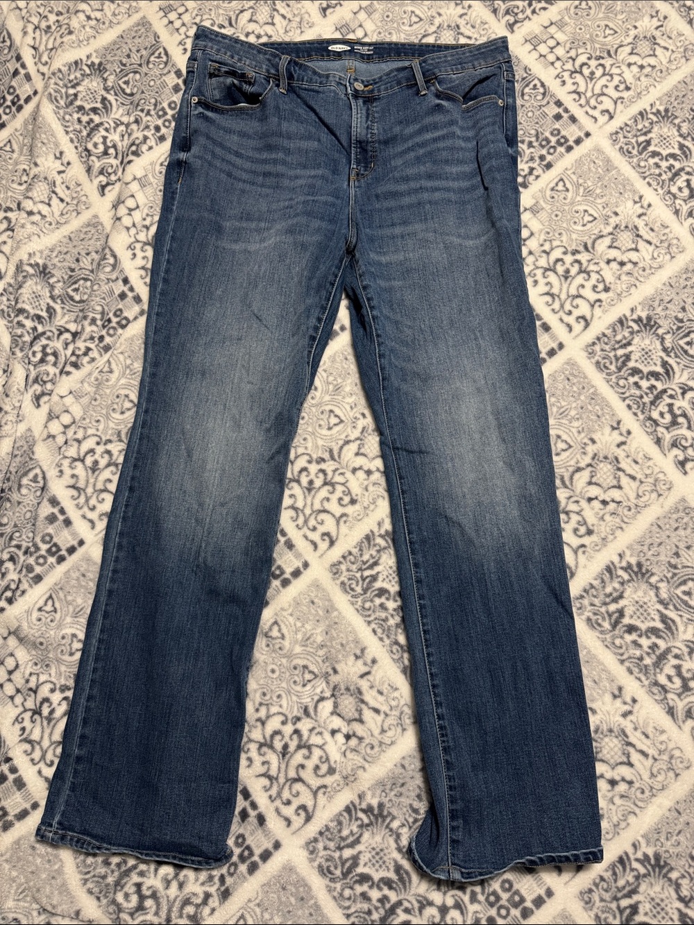 Old Navy Women's Dark Blue Boot Cut Jeans